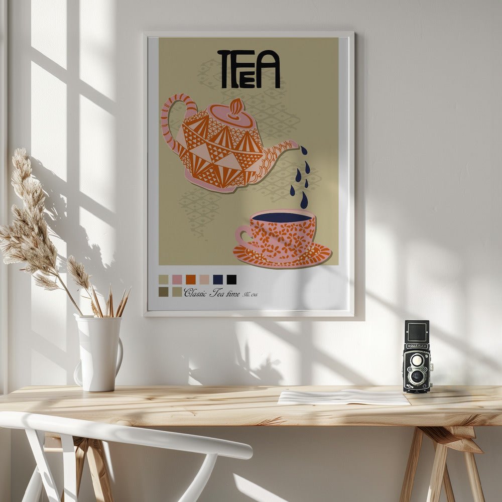 Tea Time Poster Poster - Corkframes.com