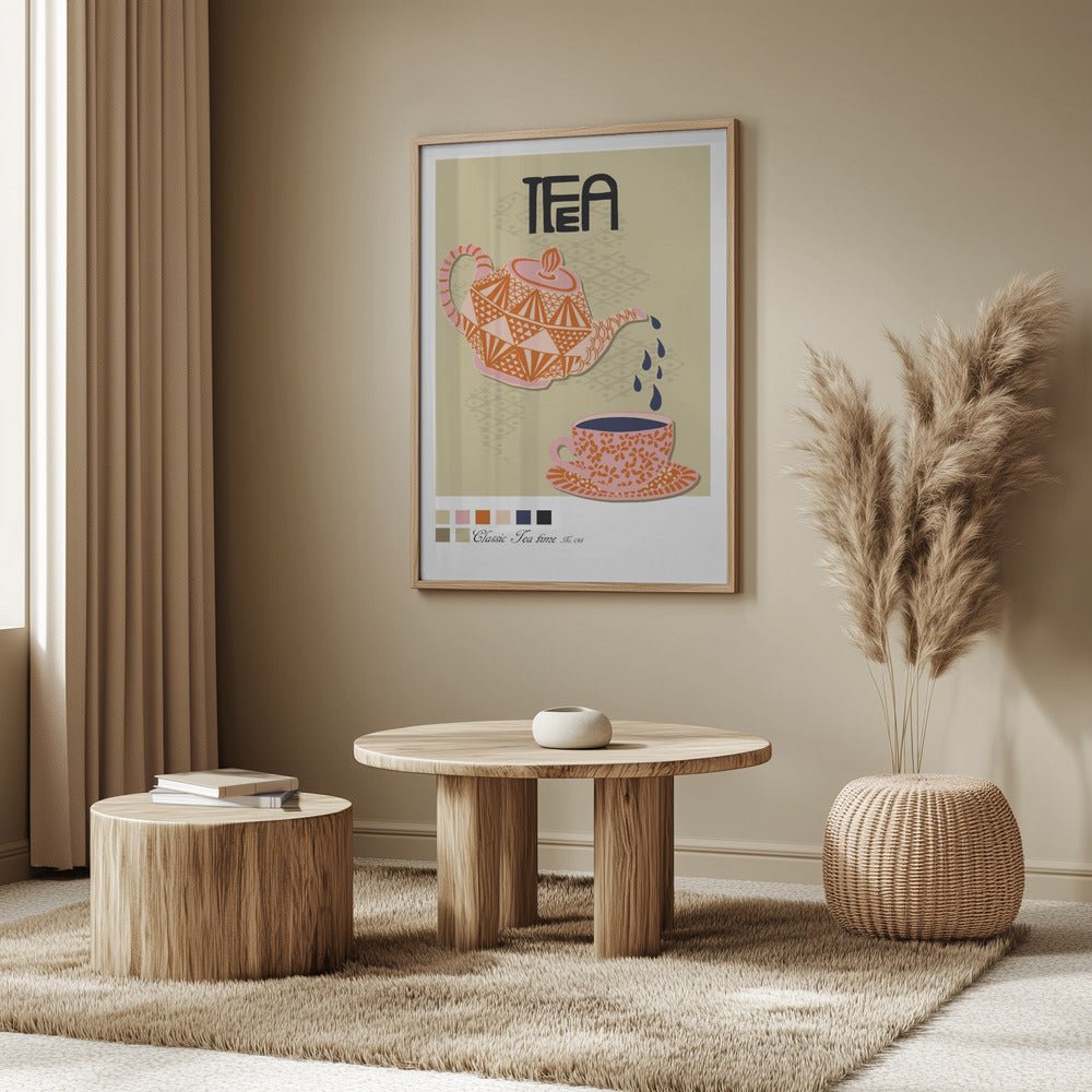 Tea Time Poster Poster - Corkframes.com