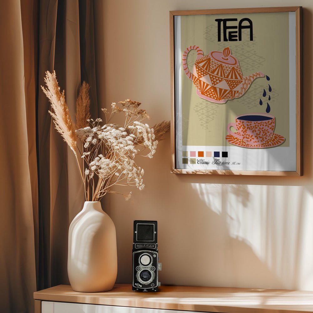 Tea Time Poster Poster - Corkframes.com