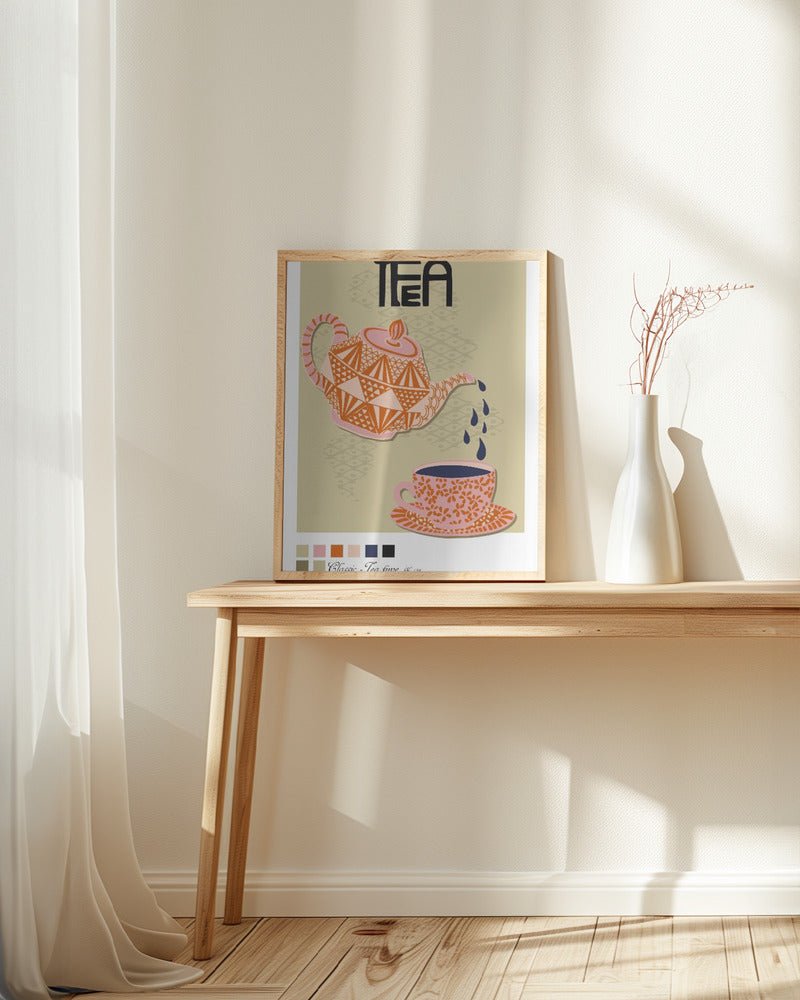 Tea Time Poster Poster - Corkframes.com