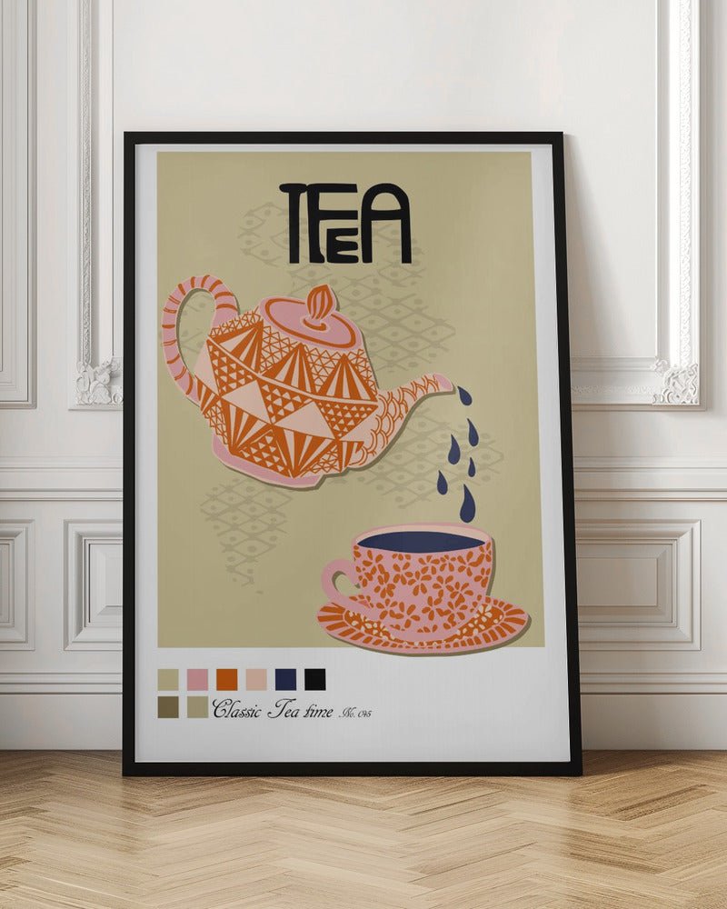 Tea Time Poster Poster - Corkframes.com