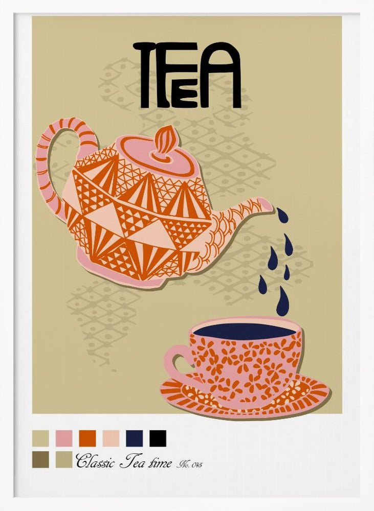 Tea Time Poster Poster - Corkframes.com