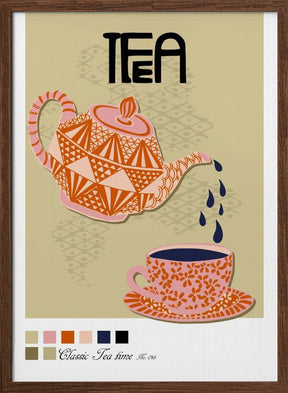 Tea Time Poster Poster - Corkframes.com