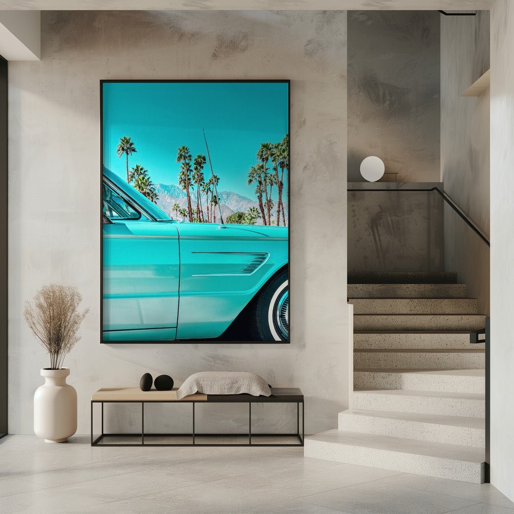 Teal Thunderbird in Palm Springs - Corkframes.com