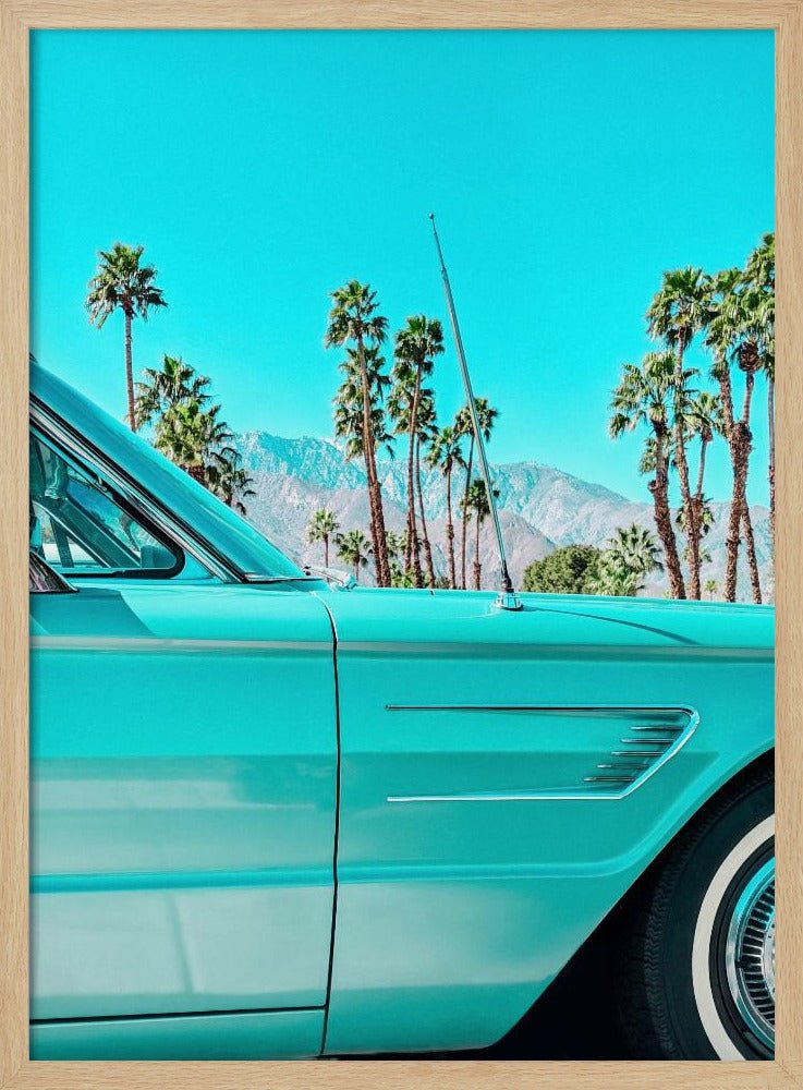 Teal Thunderbird in Palm Springs - Corkframes.com