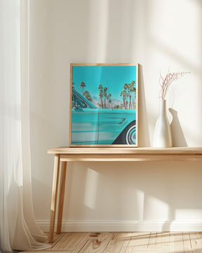 Teal Thunderbird in Palm Springs - Corkframes.com