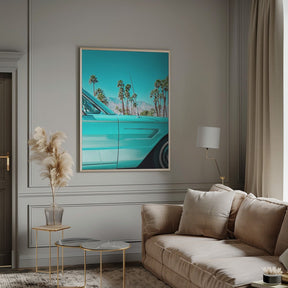 Teal Thunderbird in Palm Springs - Corkframes.com