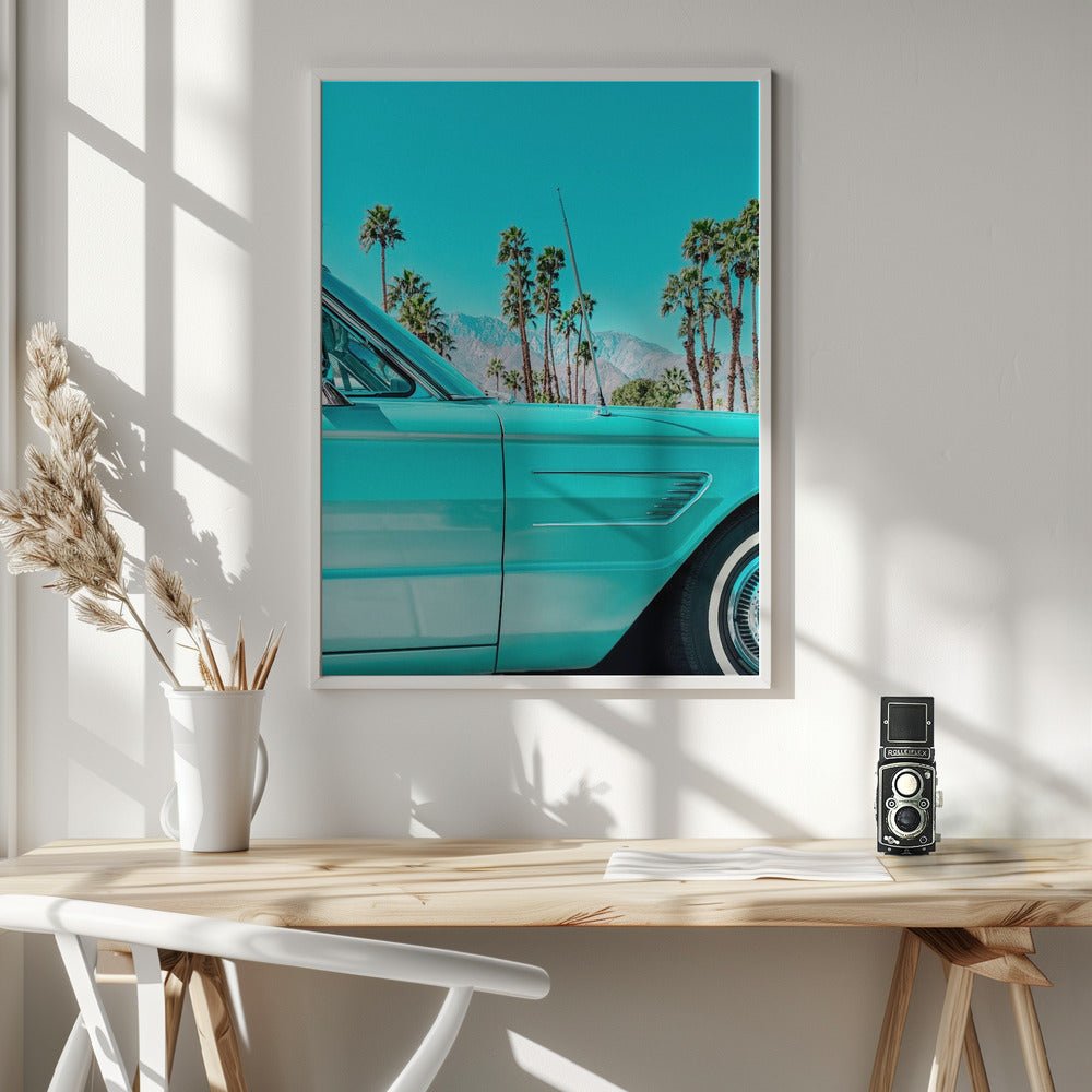 Teal Thunderbird in Palm Springs - Corkframes.com