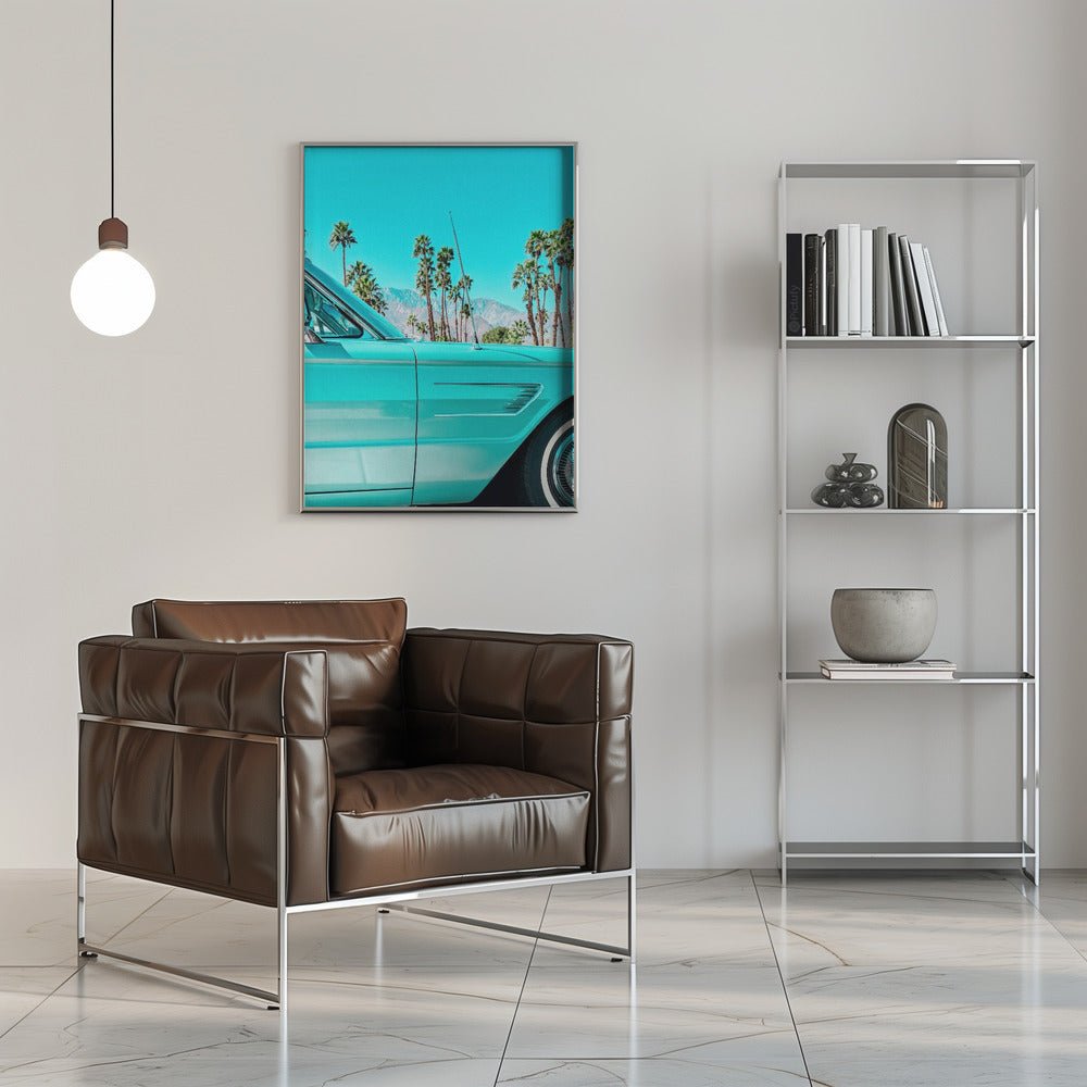 Teal Thunderbird in Palm Springs - Corkframes.com