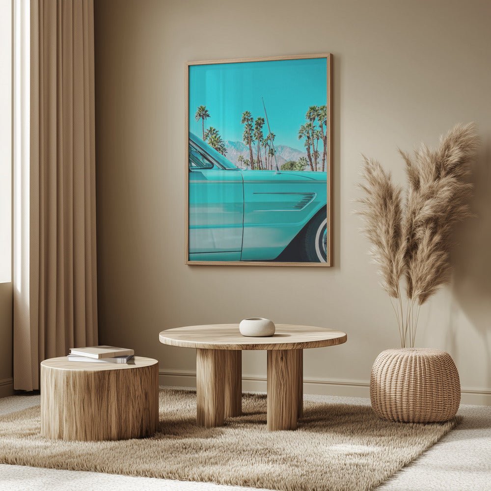 Teal Thunderbird in Palm Springs - Corkframes.com