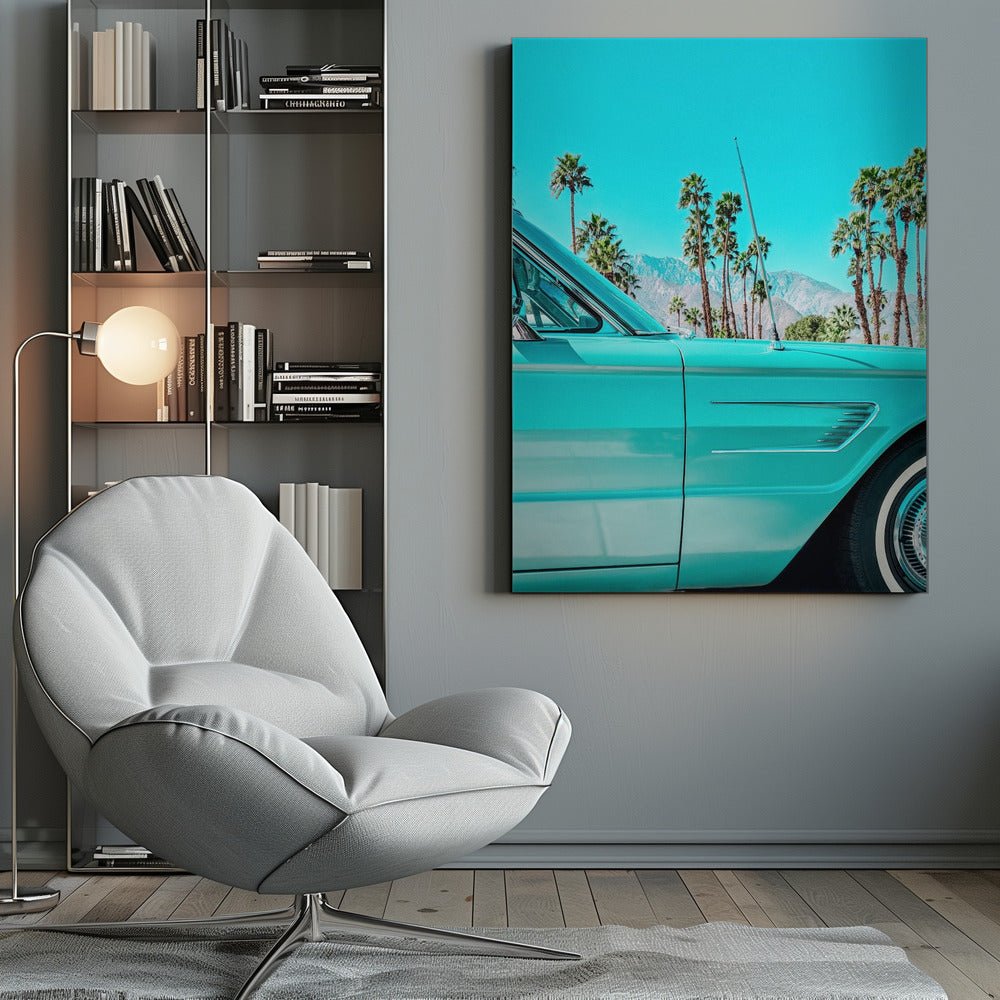 Teal Thunderbird in Palm Springs - Corkframes.com