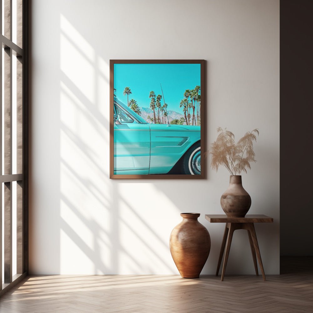 Teal Thunderbird in Palm Springs - Corkframes.com