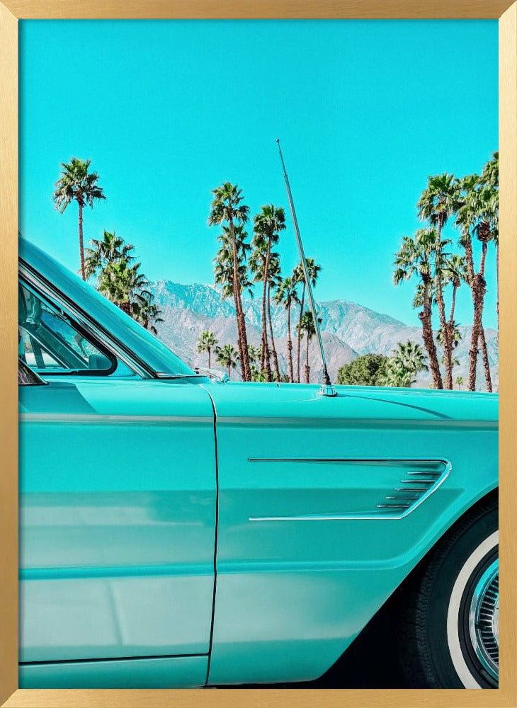 Teal Thunderbird in Palm Springs - Corkframes.com