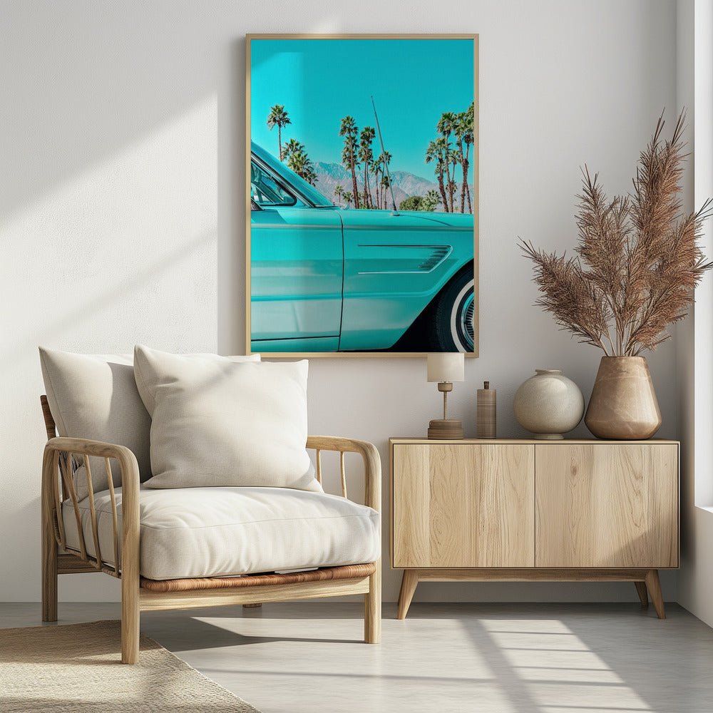 Teal Thunderbird in Palm Springs - Corkframes.com