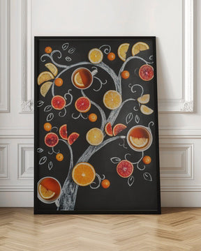 Teatime Tree Poster - Corkframes.com