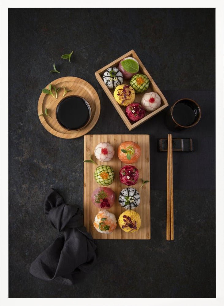 Temari Sushi Poster - Corkframes.com