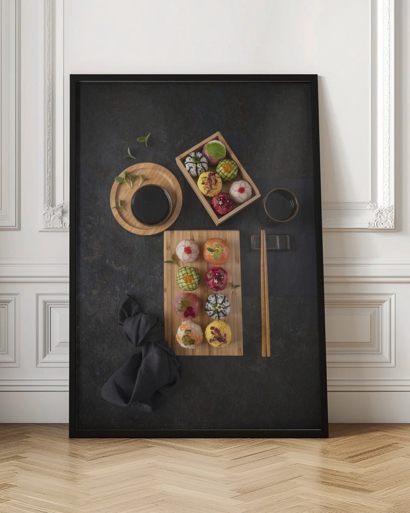 Temari Sushi Poster - Corkframes.com