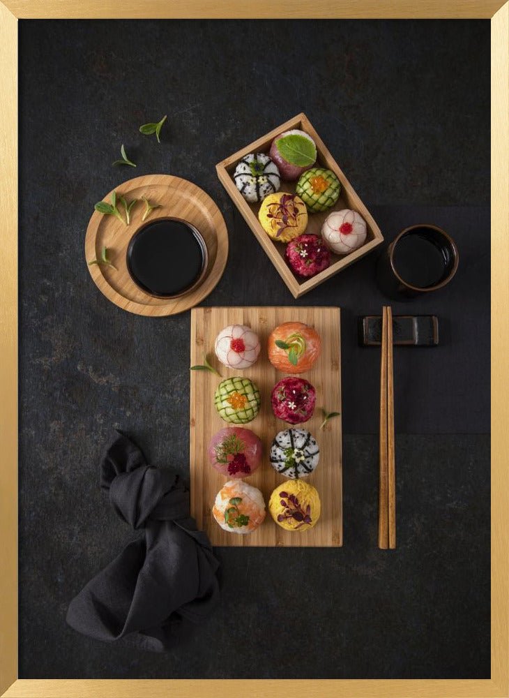 Temari Sushi Poster - Corkframes.com