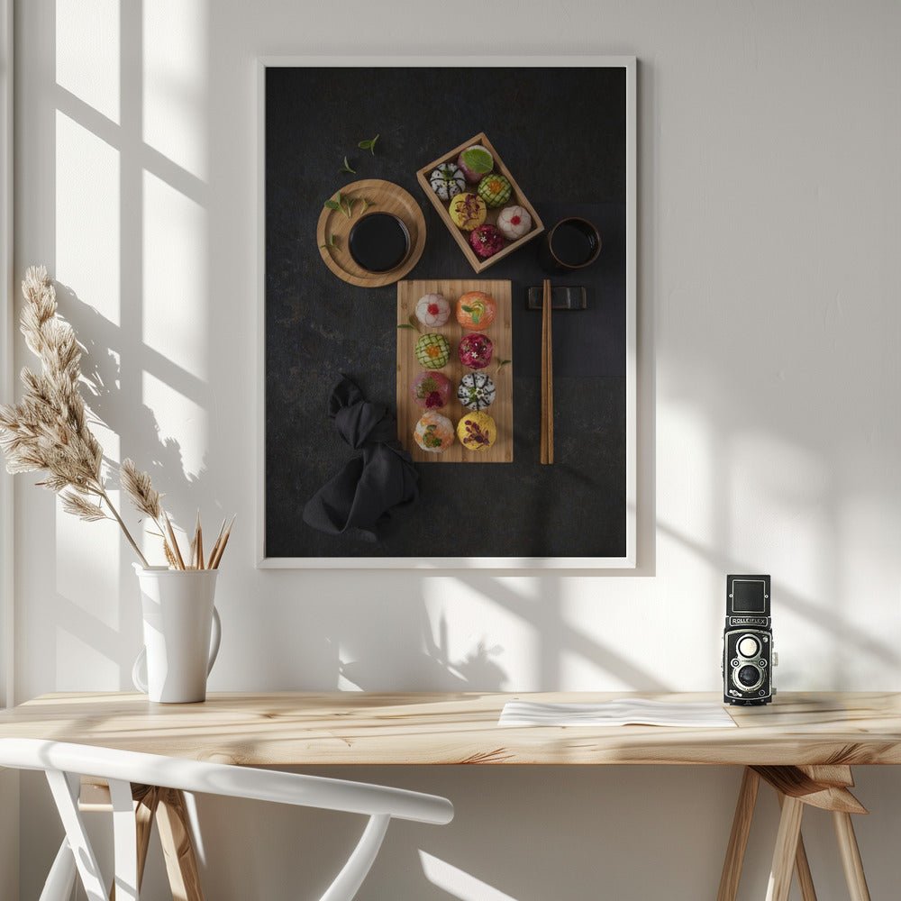 Temari Sushi Poster - Corkframes.com