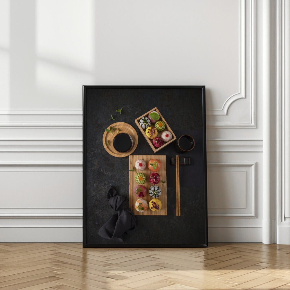 Temari Sushi Poster - Corkframes.com