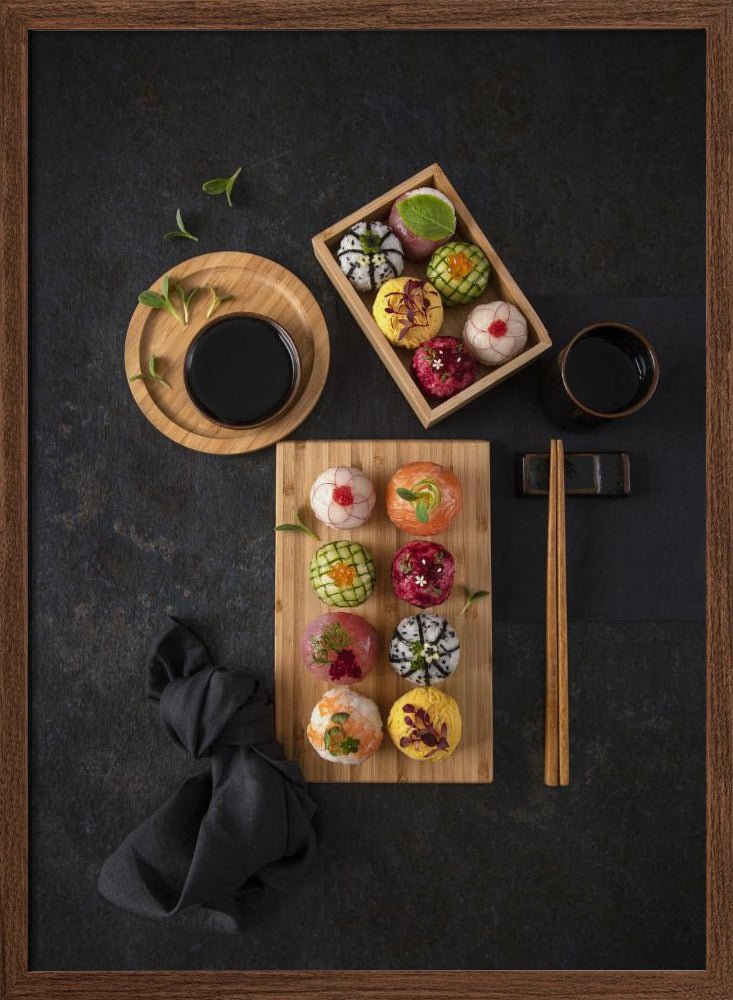 Temari Sushi Poster - Corkframes.com