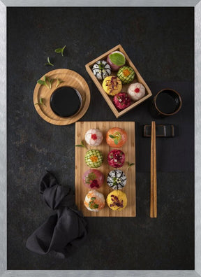 Temari Sushi Poster - Corkframes.com