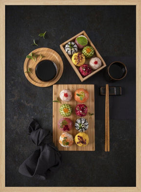 Temari Sushi Poster - Corkframes.com