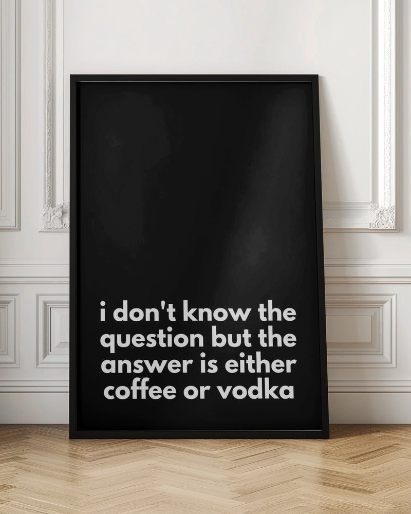 The Question Poster - Corkframes.com