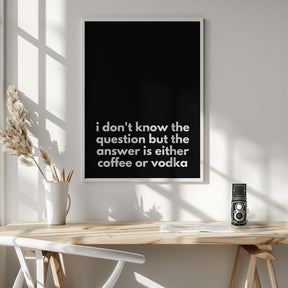 The Question Poster - Corkframes.com