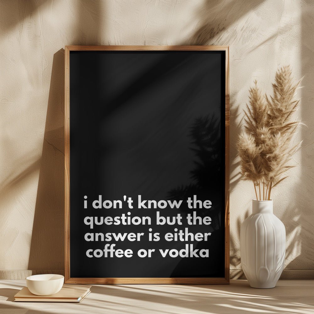 The Question Poster - Corkframes.com