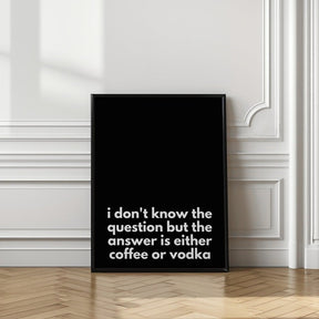 The Question Poster - Corkframes.com