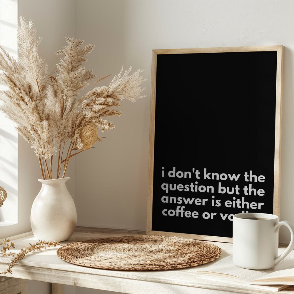 The Question Poster - Corkframes.com