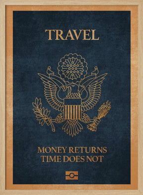 Travel Passport Poster - Corkframes.com