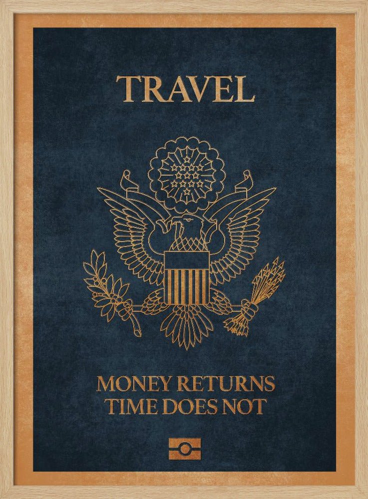 Travel Passport Poster - Corkframes.com