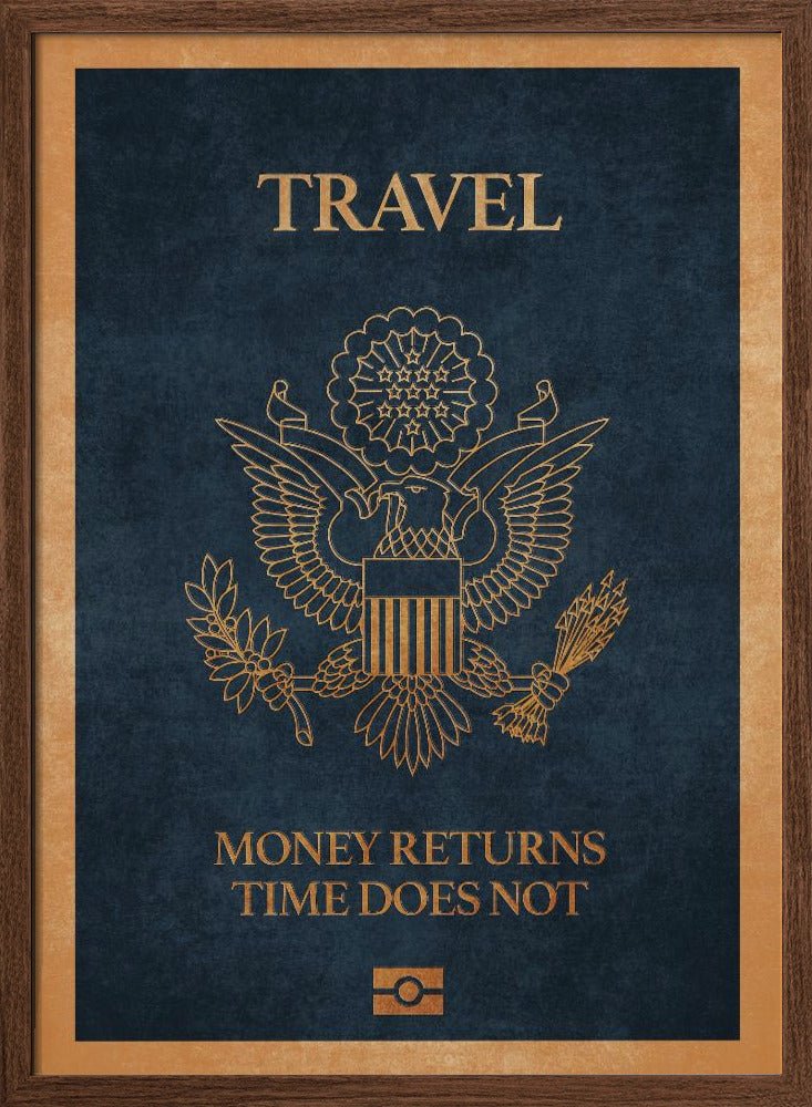 Travel Passport Poster - Corkframes.com