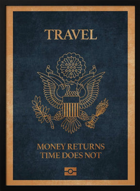 Travel Passport Poster - Corkframes.com