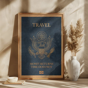 Travel Passport Poster - Corkframes.com