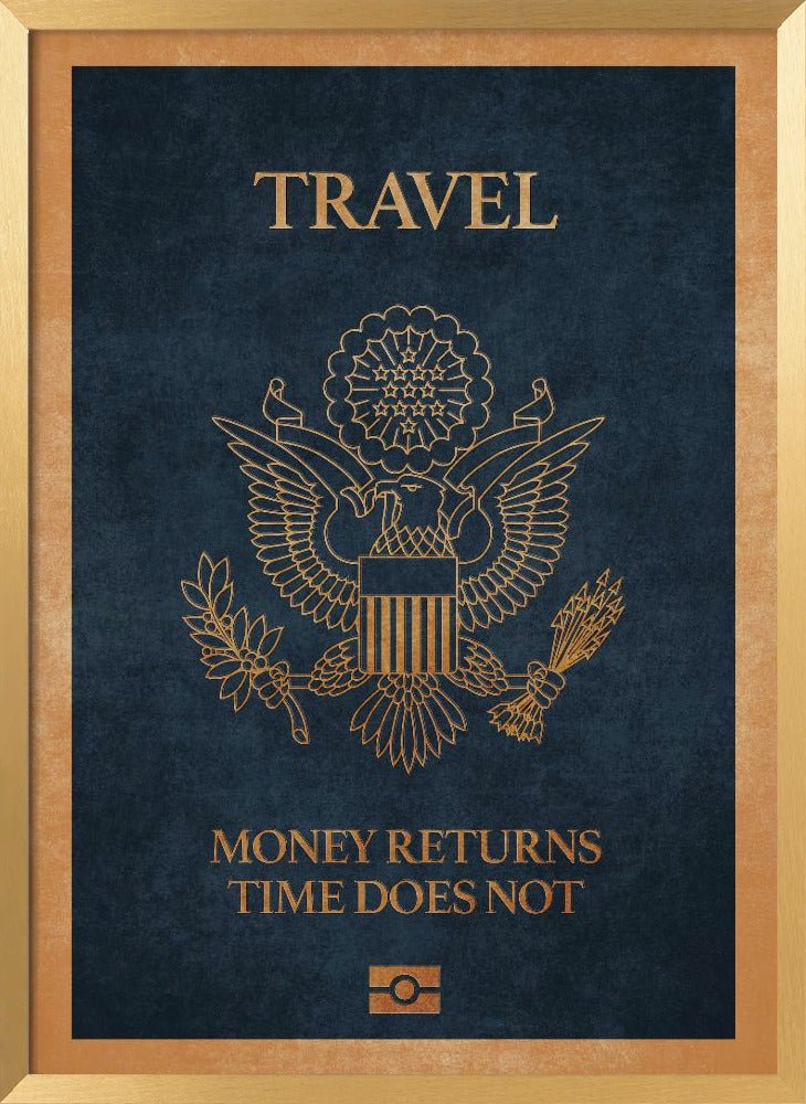 Travel Passport Poster - Corkframes.com