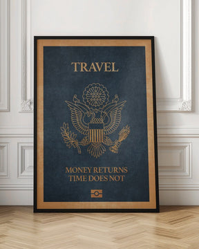 Travel Passport Poster - Corkframes.com