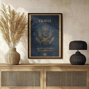 Travel Passport Poster - Corkframes.com