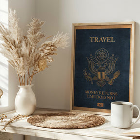 Travel Passport Poster - Corkframes.com