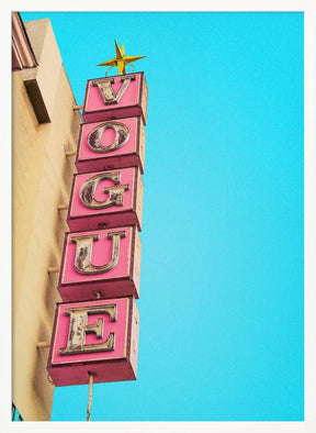 Vogue Theatre Sign in Hollywood - Corkframes.com