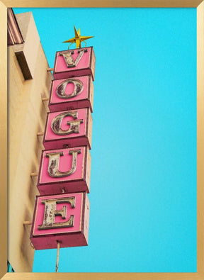 Vogue Theatre Sign in Hollywood - Corkframes.com