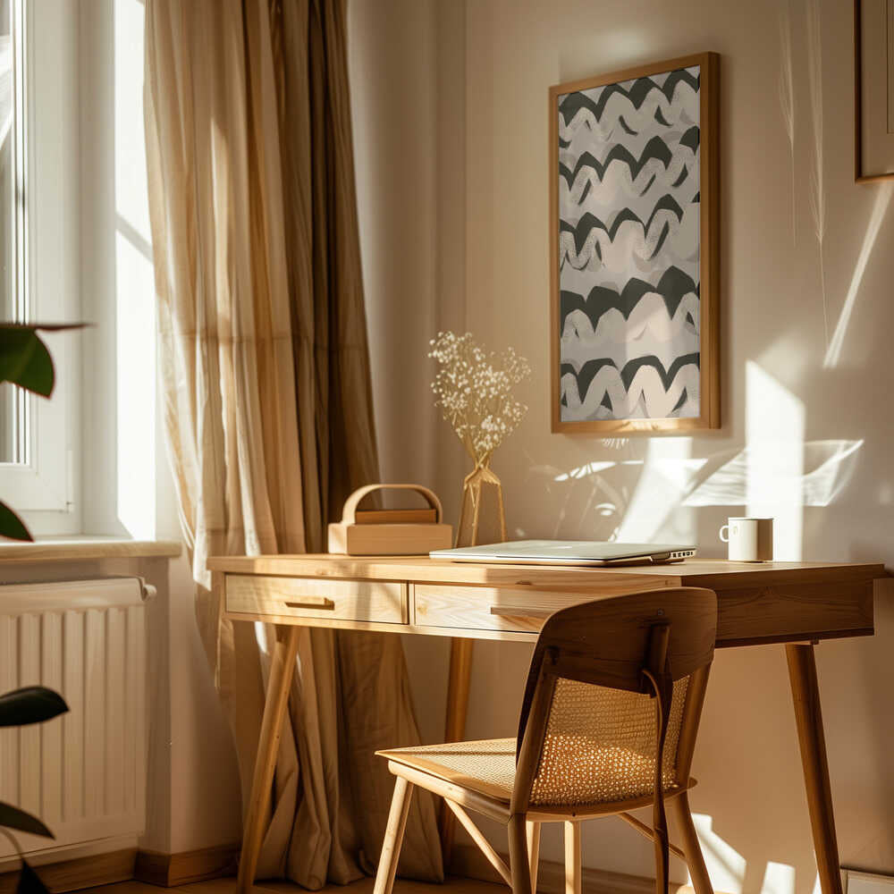 Zigzag Symphony Poster