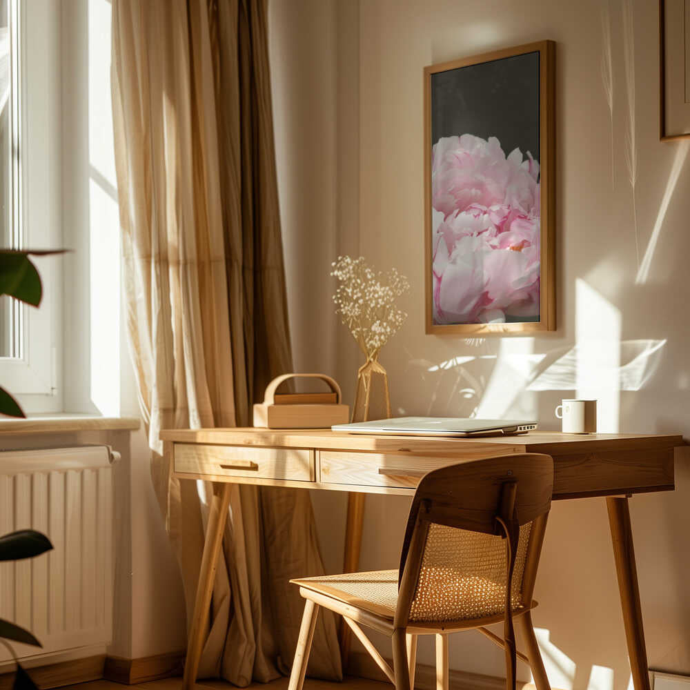 Pink peony VIII Poster
