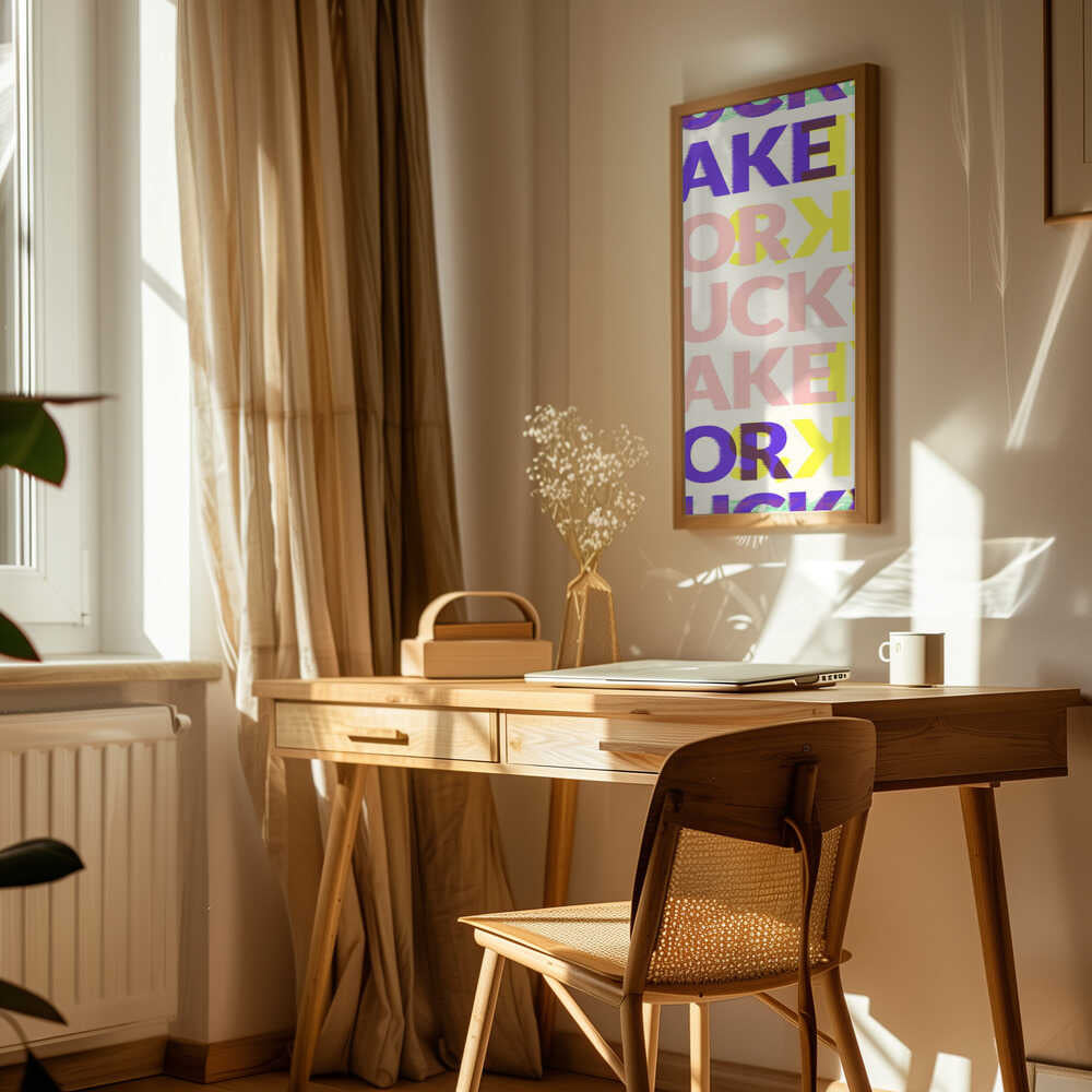 Vivid Repetition Poster