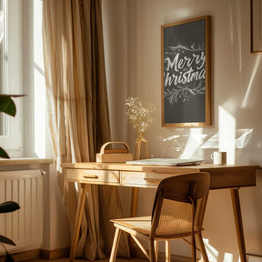 Holiday Chalk Wishes Poster