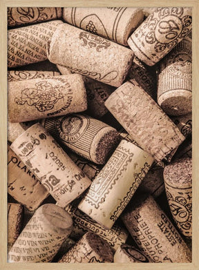 Wine Corks Poster - Corkframes.com