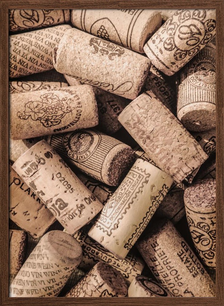 Wine Corks Poster - Corkframes.com