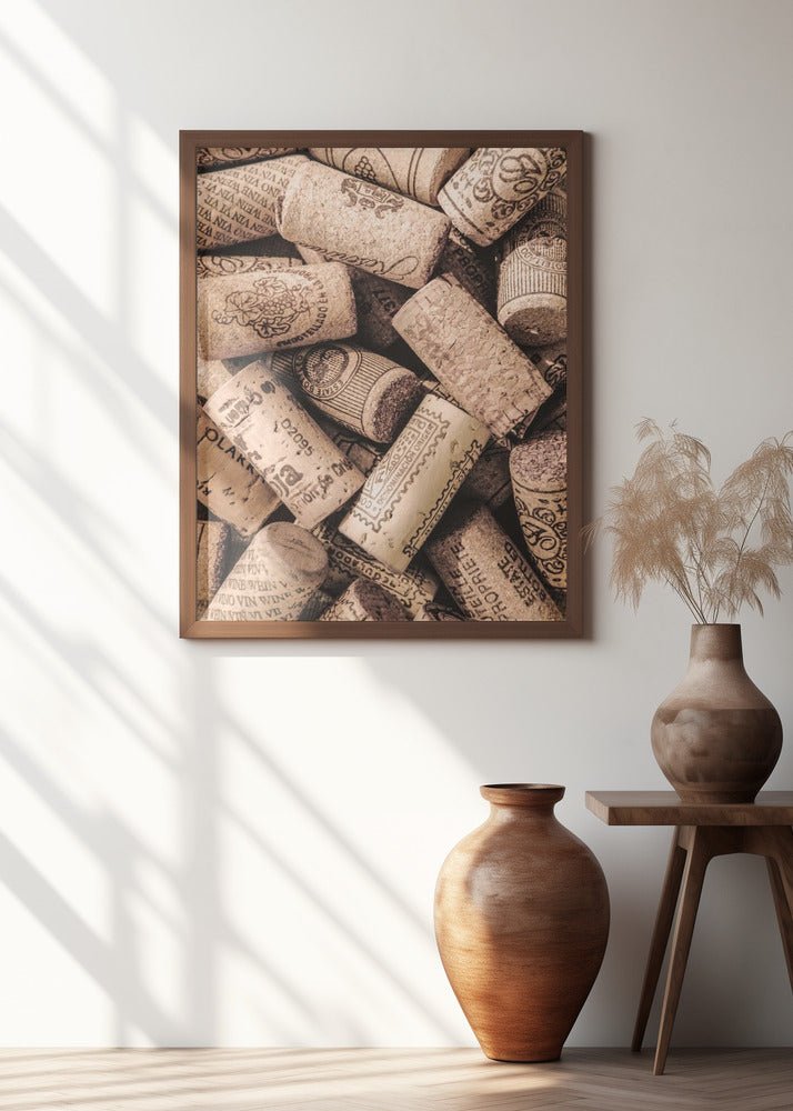 Wine Corks Poster - Corkframes.com